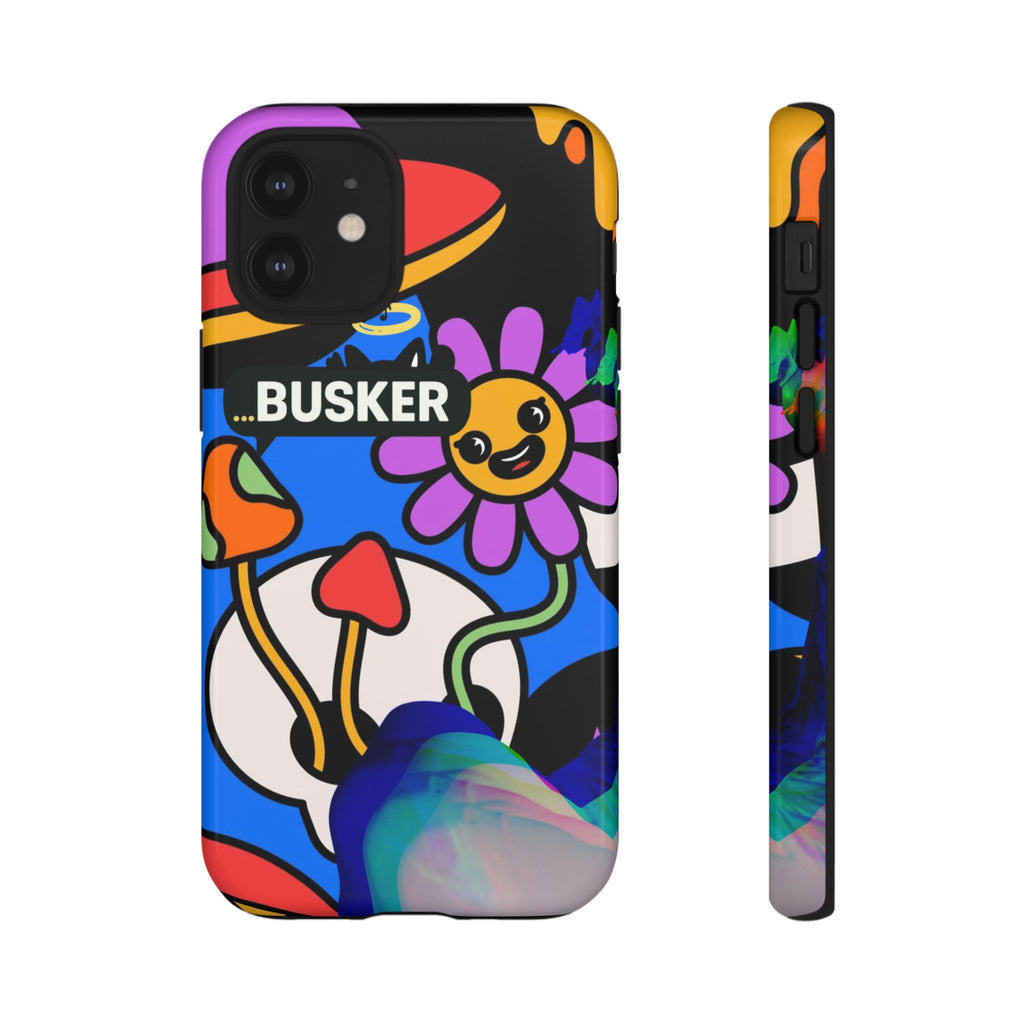 Colorful Phone Case, Cute Phone Accessories, Gift for Music Lovers, Fun Tech Gear, Unique Floral Design Case