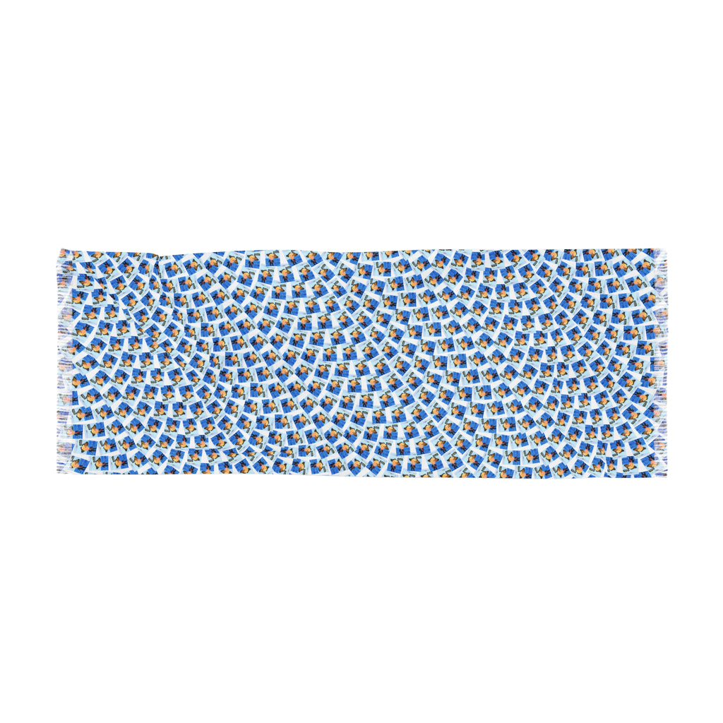 Lightweight Patterned Scarf for Spring & Summer Style