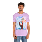 Busker Vibe Unisex Jersey Tee – Colorful Artistic Design for Summer Fun