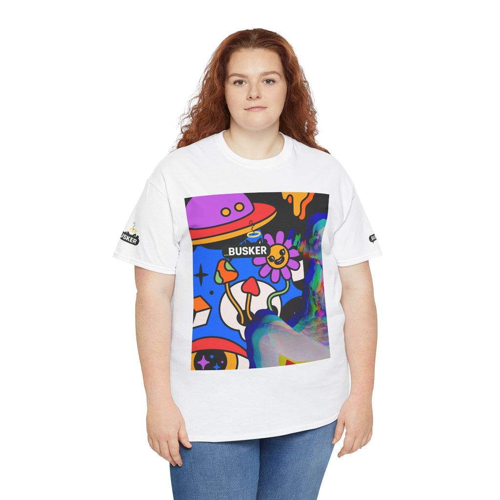 Colorful Graphic Unisex Tee, Artsy Shirt for Creative Souls, Perfect for Festivals, Unique Gift for Art Lovers, Summer Vibes, Casual Wear
