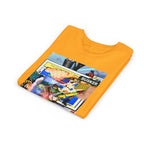 Colorful Youth Short Sleeve Tee - "Busker" Graphic Art Top