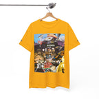 Busker Collage Graphic Tee — Vintage Music Poster Streetwear