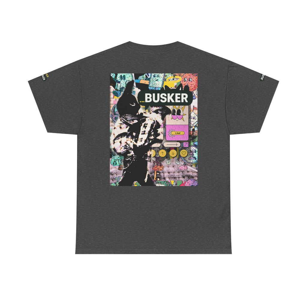 Grunge Art Busker Unisex Heavy Cotton Tee