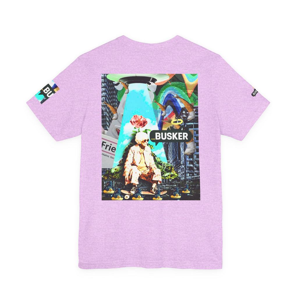 Street Art Busker Tee - Unisex Graphic Short Sleeve Shirt