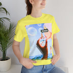 Busker Vibe Unisex Jersey Tee – Colorful Artistic Design for Summer Fun