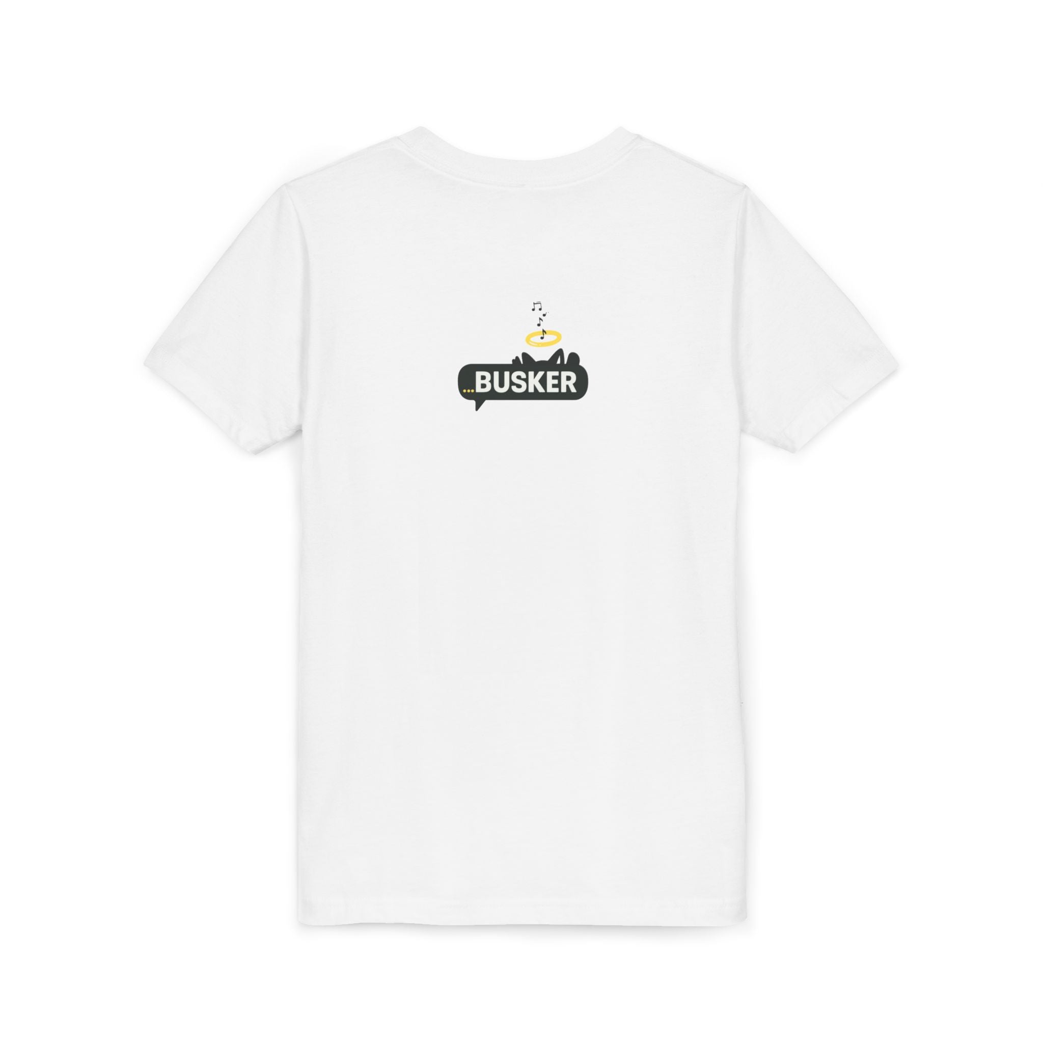 Youth Short Sleeve Tee - Busker Vibe, Fun Kids' Tee for Music Lovers, Gift for Young Artists, Summer Festival Outfit, Creative Kids Clothes