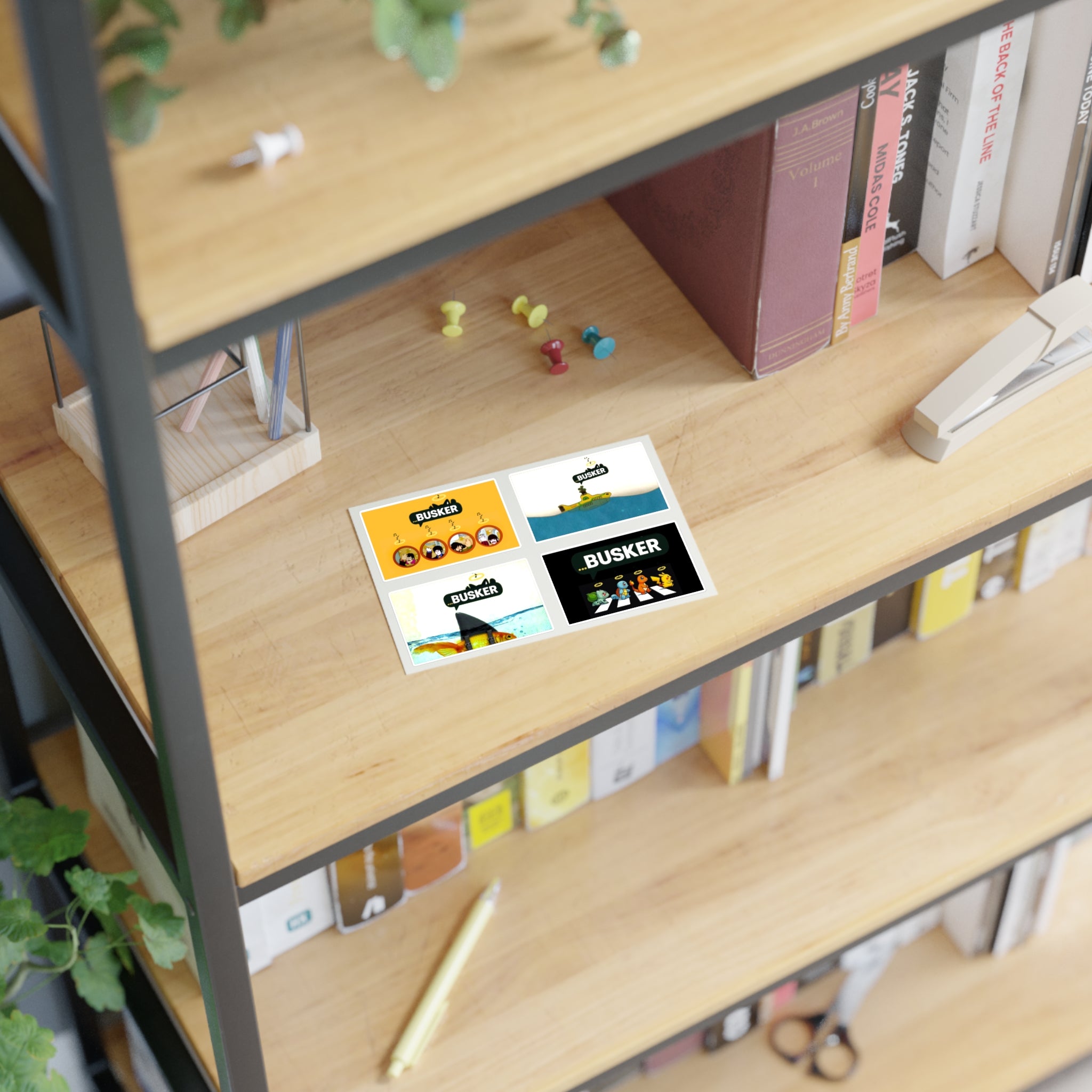 Whimsical Sticker Sheets for Music Lovers, Fun Decorative Stickers, Creative Journaling, Gift for Kids, Great for Scrapbooking