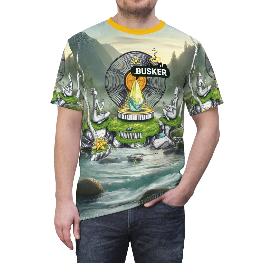 Vibrant Unisex Graphic Tee for Music Lovers, Artistic T-Shirt, Festival Wear, Unique Gift for Friends, Casual Summer Style