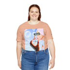 Busker Vibe Unisex Jersey Tee – Colorful Artistic Design for Summer Fun