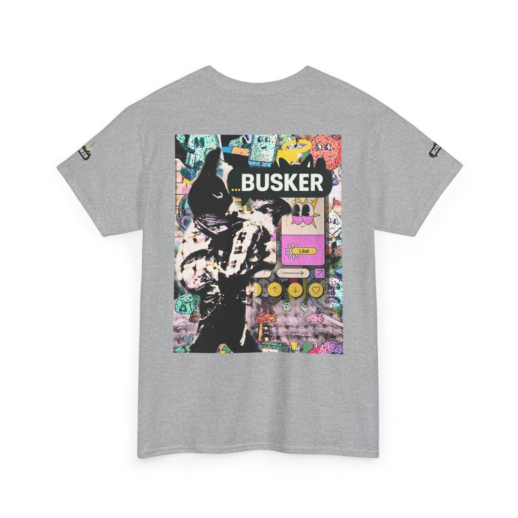 Grunge Art Busker Unisex Heavy Cotton Tee