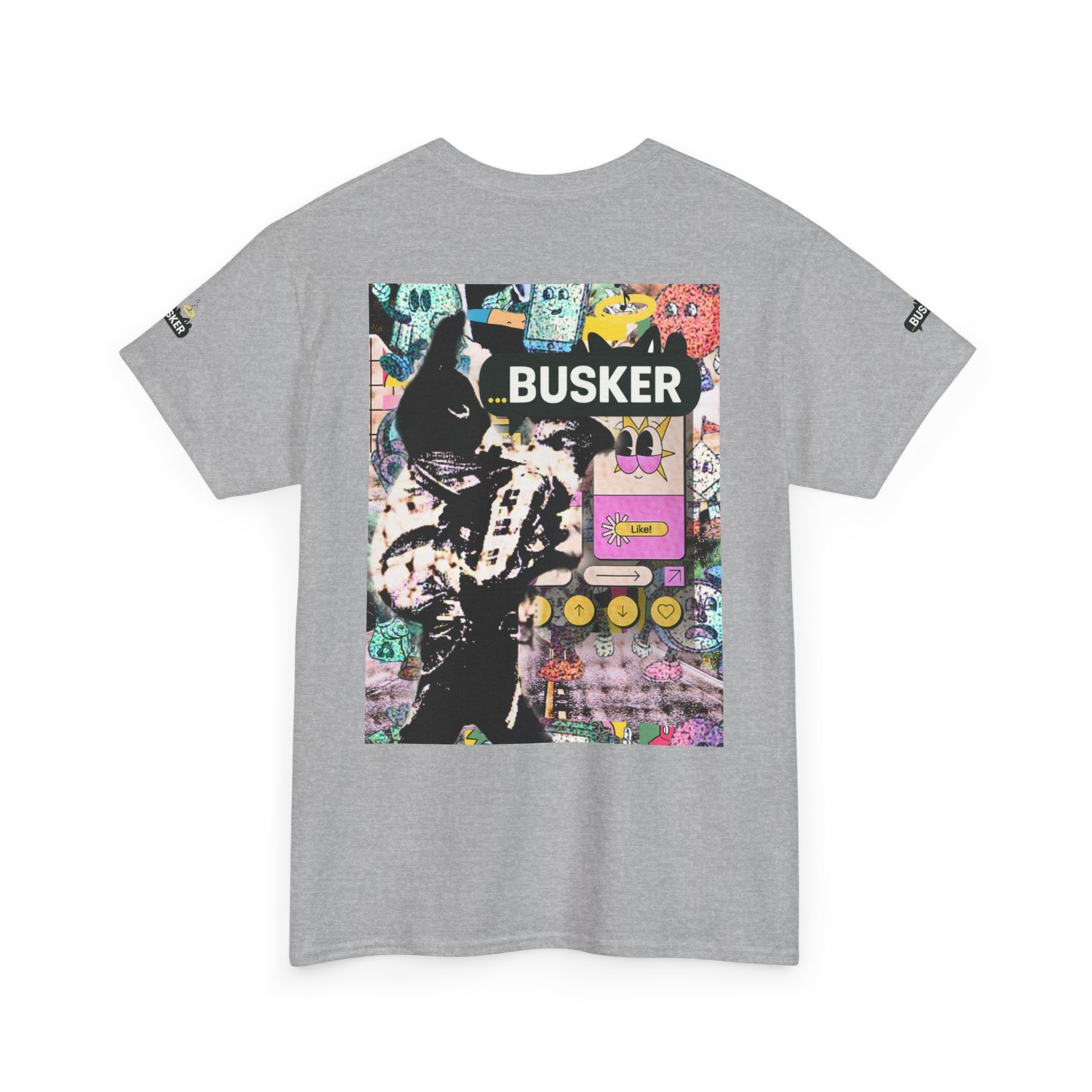 Grunge Art Busker Unisex Heavy Cotton Tee