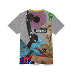 Vibrant Graphic Tee, Unisex Artistic Shirt, AOP T-Shirt for Bold Fashion, Unique Gift for Creatives, Streetwear Style, Fun Statement Tee