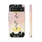 Cute Animal Phone Case, Tough Phone Cover for Pet Lovers, Gifts for Birthdays, Holidays, Music Lovers, Fun Tech Accessories