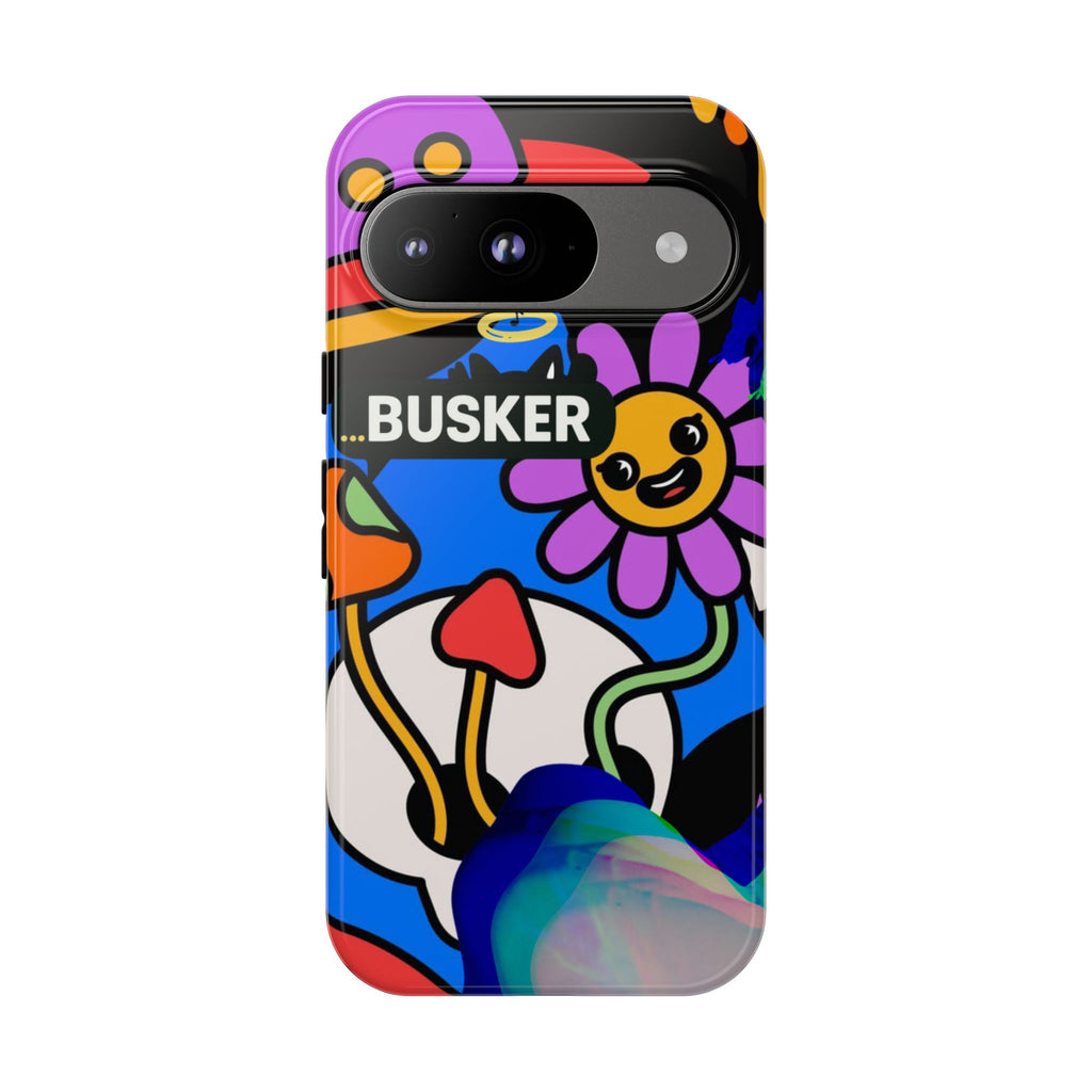 Colorful Phone Case, Cute Phone Accessories, Gift for Music Lovers, Fun Tech Gear, Unique Floral Design Case
