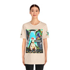 Street Art Busker Tee - Unisex Graphic Short Sleeve Shirt