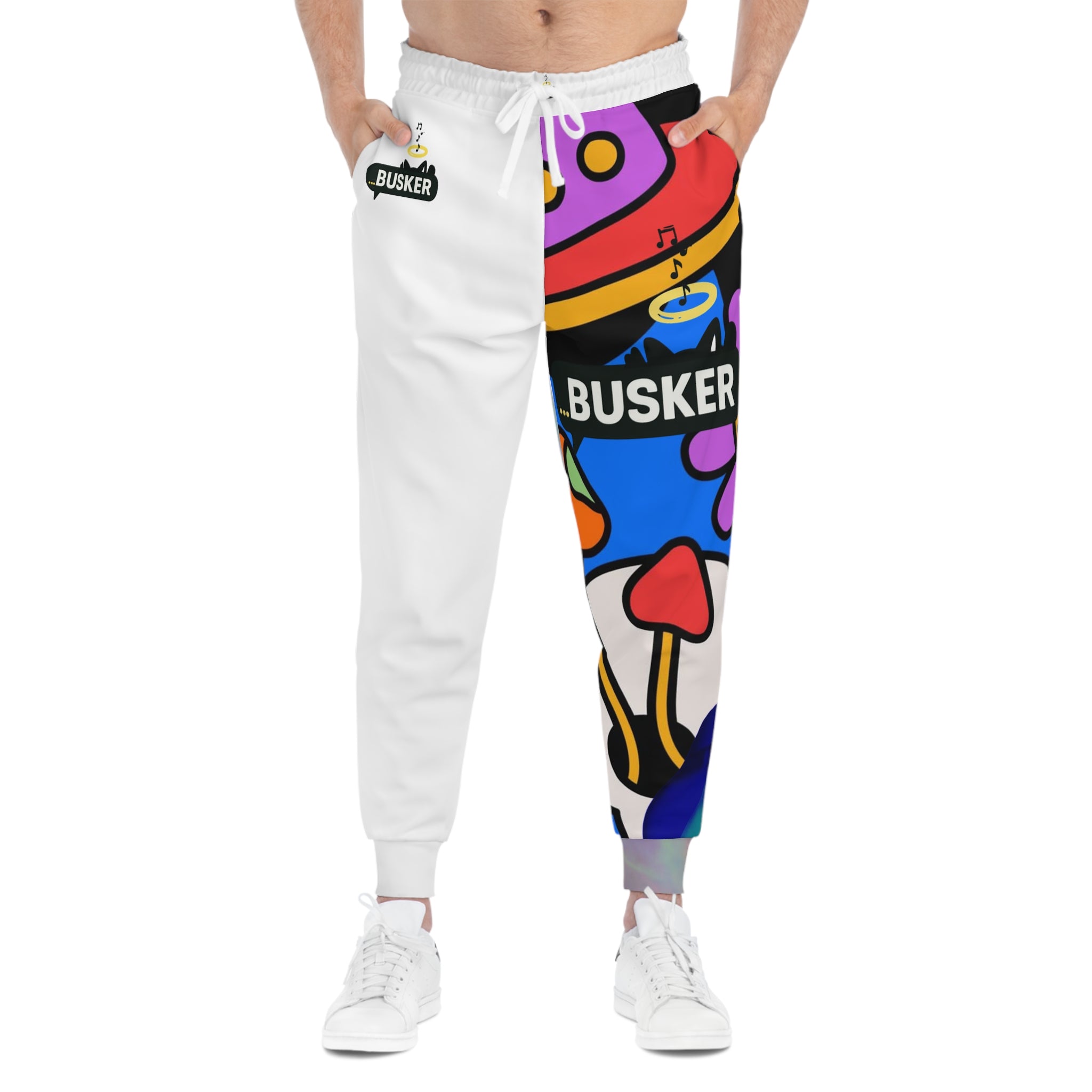 Vibrant Artistic Joggers, Comfortable Athleisure Pants for Artists, Festival Wear, Street Style, Gift for Creative Souls