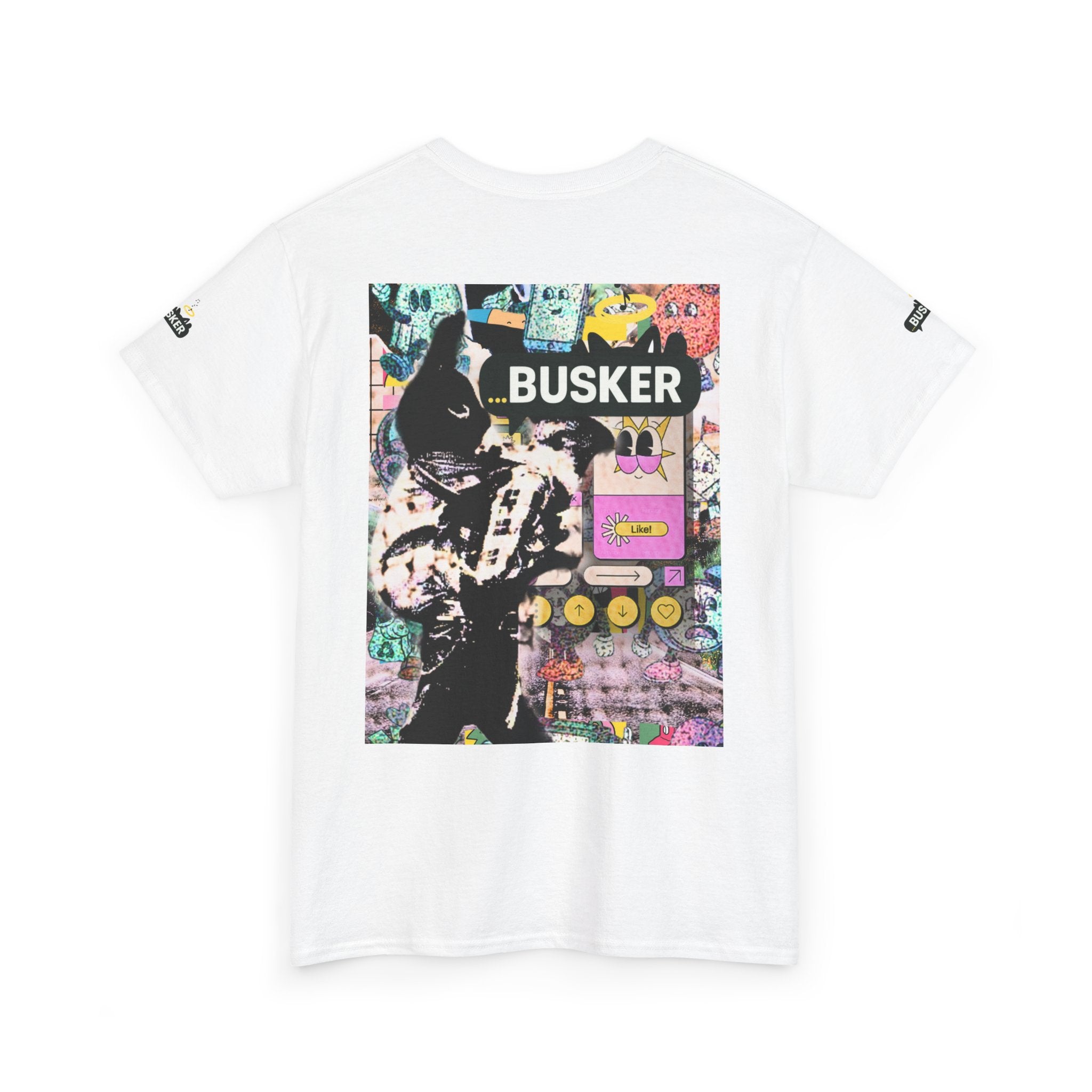 Grunge Art Busker Unisex Heavy Cotton Tee