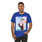 Busker Vibe Unisex Jersey Tee – Colorful Artistic Design for Summer Fun