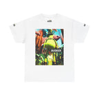Vibrant Busker Graphic Tee for Art Enthusiasts