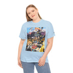 Busker Collage Graphic Tee — Vintage Music Poster Streetwear