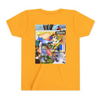 Colorful Youth Short Sleeve Tee - "Busker" Graphic Art Top