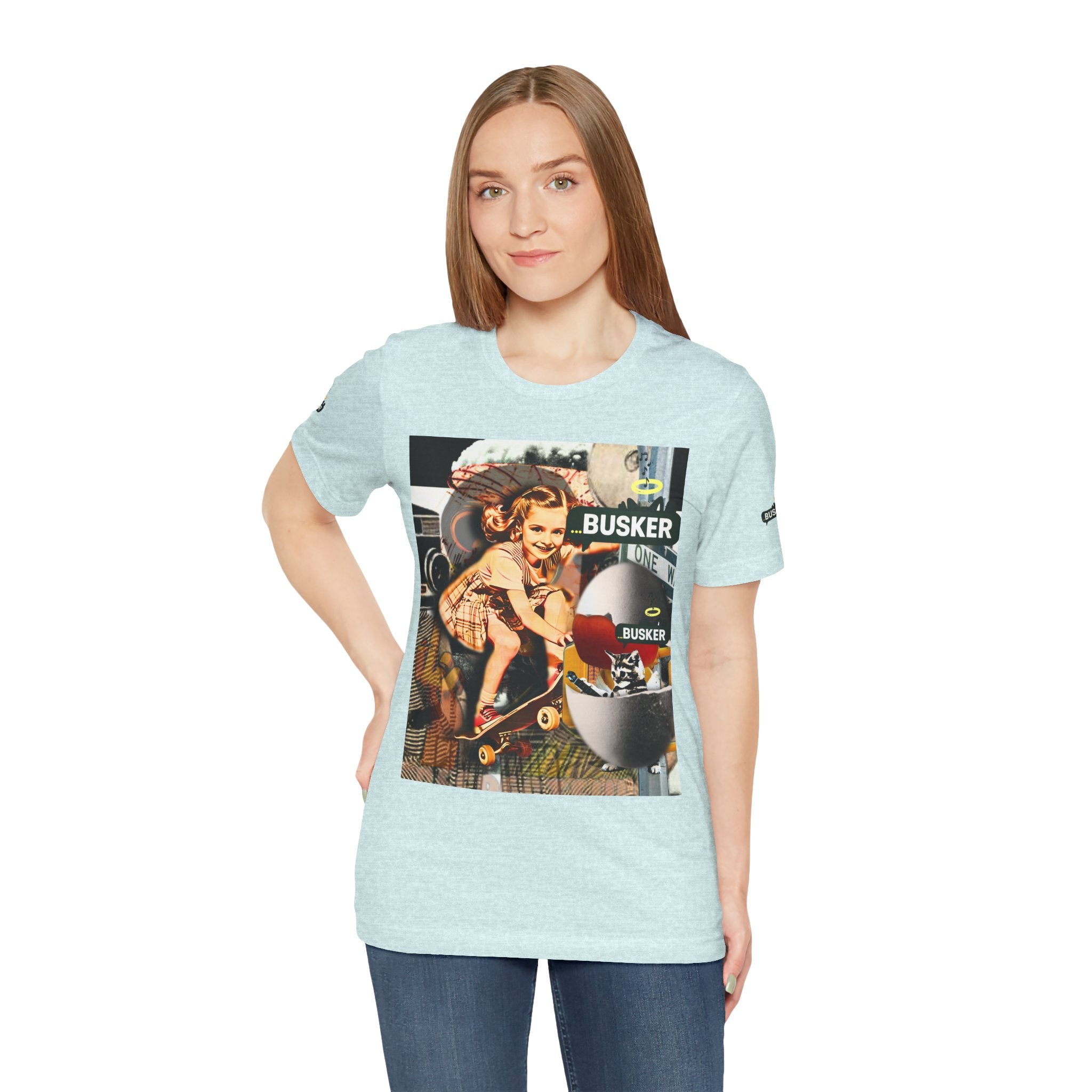 Vintage Skateboarding Graphic Tee - Streetwear for Creative Souls
