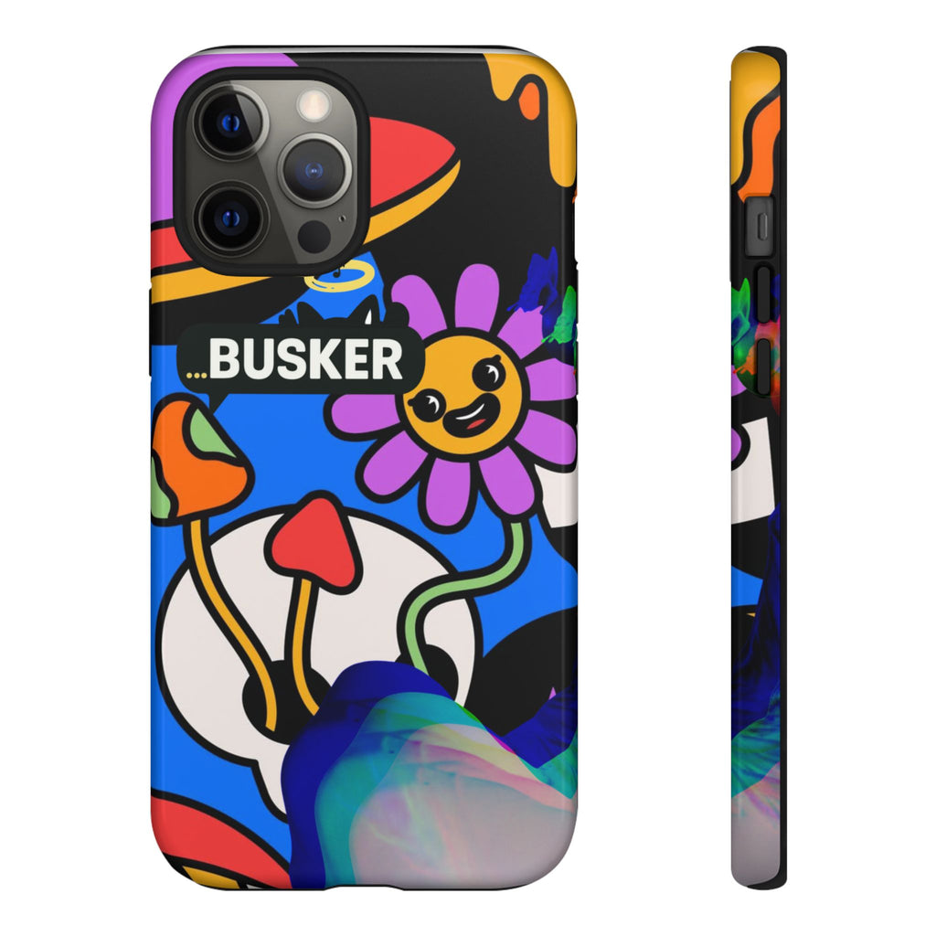 Colorful Phone Case, Cute Phone Accessories, Gift for Music Lovers, Fun Tech Gear, Unique Floral Design Case