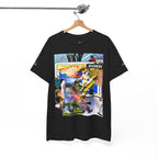 Cool Graphic Unisex Heavy Cotton Tee - 'Busker' Design