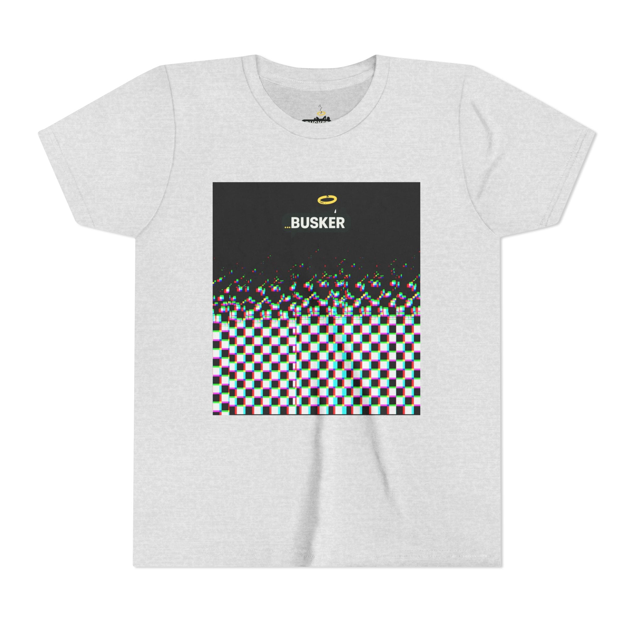 Cool Busker Youth Tee, Street Style Youth T-Shirt, Graphic Tee for Kids, Hipster Summer Shirt, Unique Gift for Young Musicians