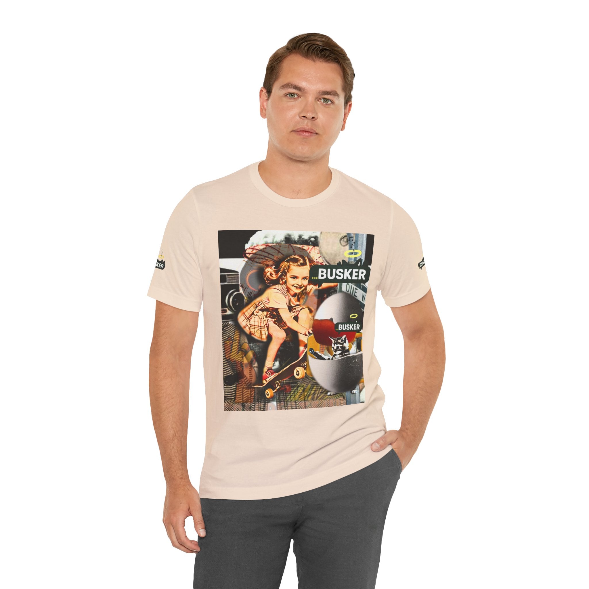 Vintage Skateboarding Graphic Tee - Streetwear for Creative Souls