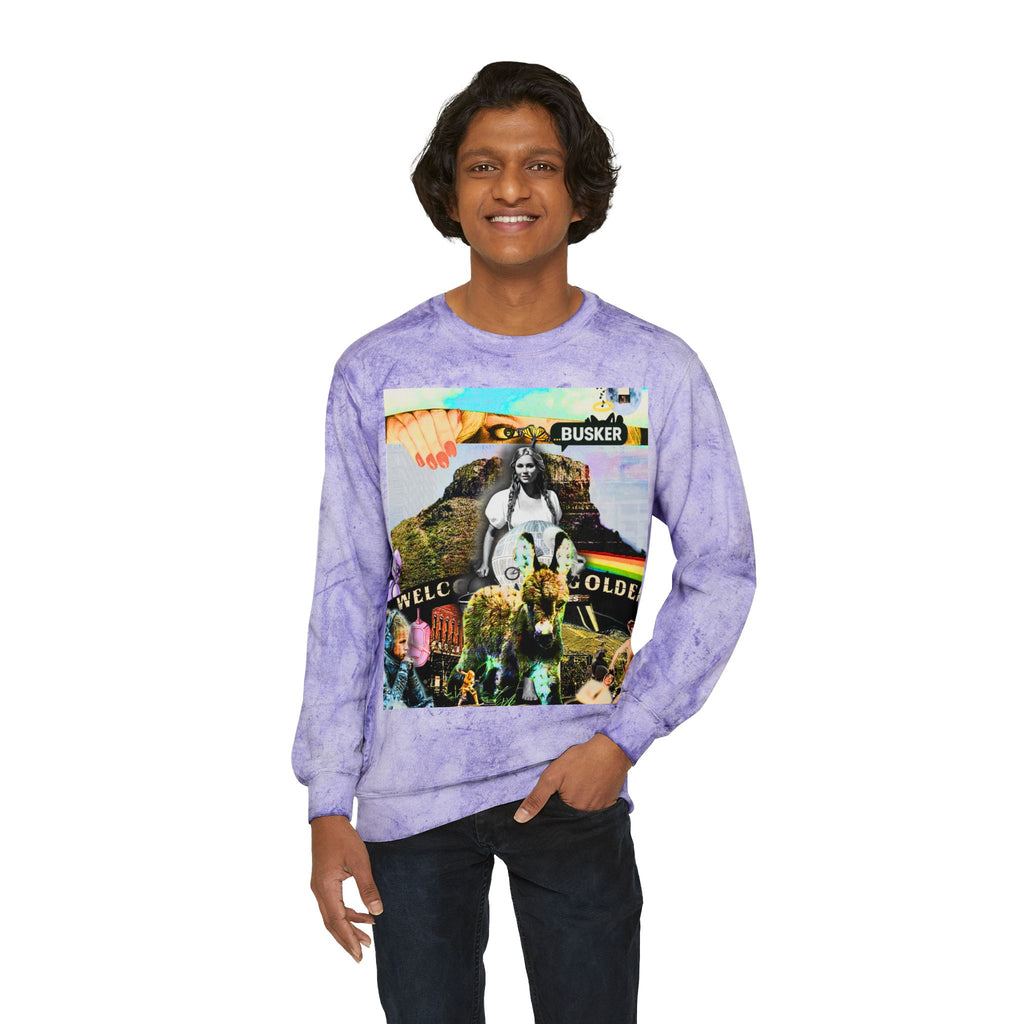 Color Blast Crewneck Sweatshirt - Vibrant Artistic Design for Creative Souls
