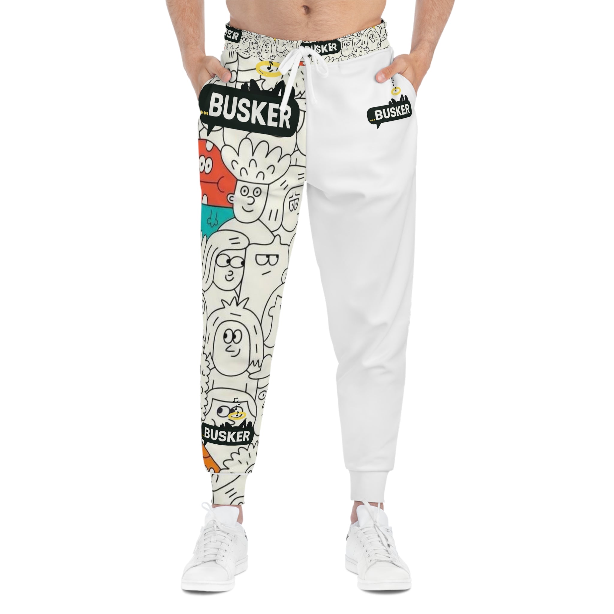 Vibrant Graphic Joggers for Creative Souls, Perfect for Athletes, Casual Wear, Gifts, Street Style, Fun Unisex Pants