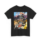 Busker Collage Graphic Tee — Vintage Music Poster Streetwear