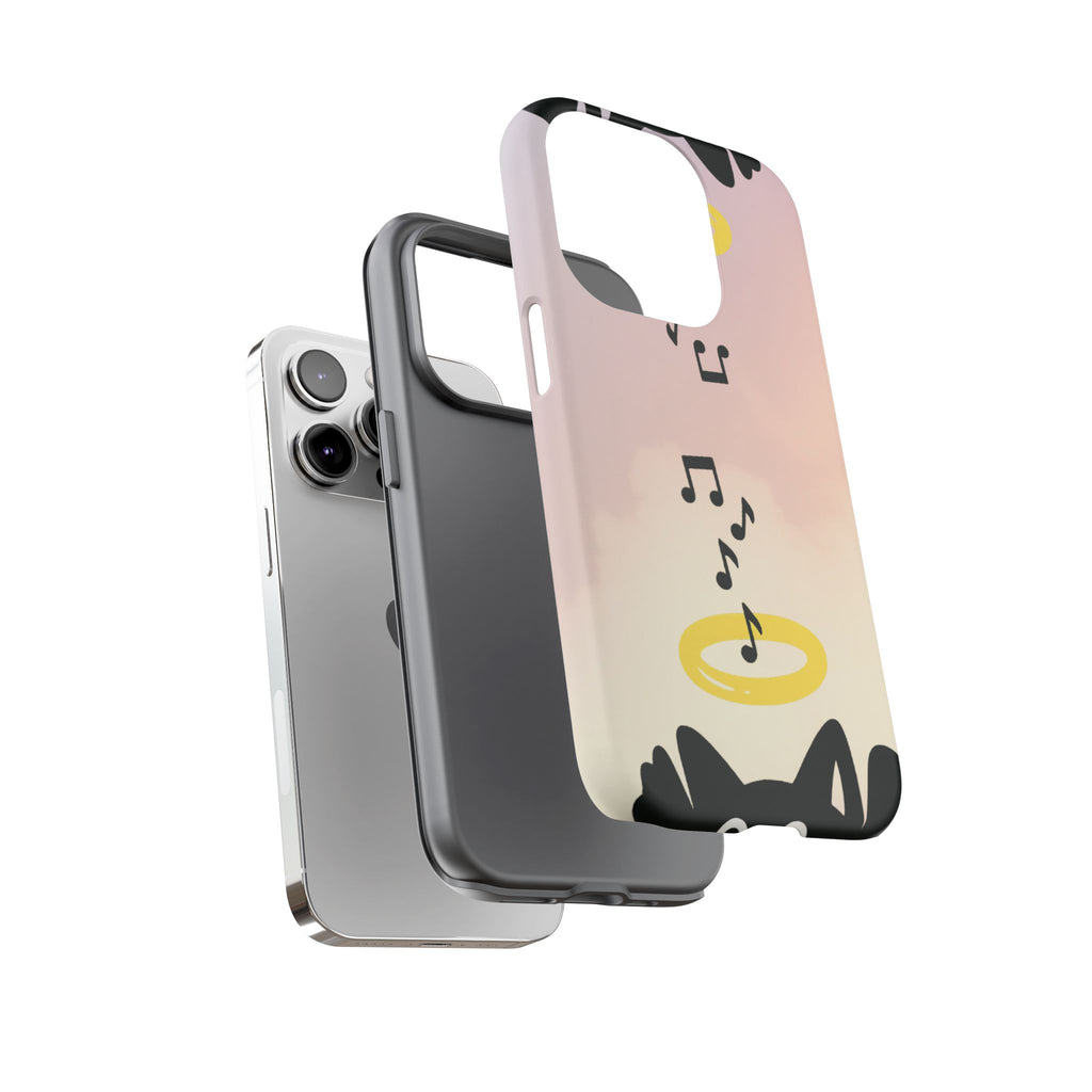 Cute Animal Phone Case, Tough Phone Cover for Pet Lovers, Gifts for Birthdays, Holidays, Music Lovers, Fun Tech Accessories