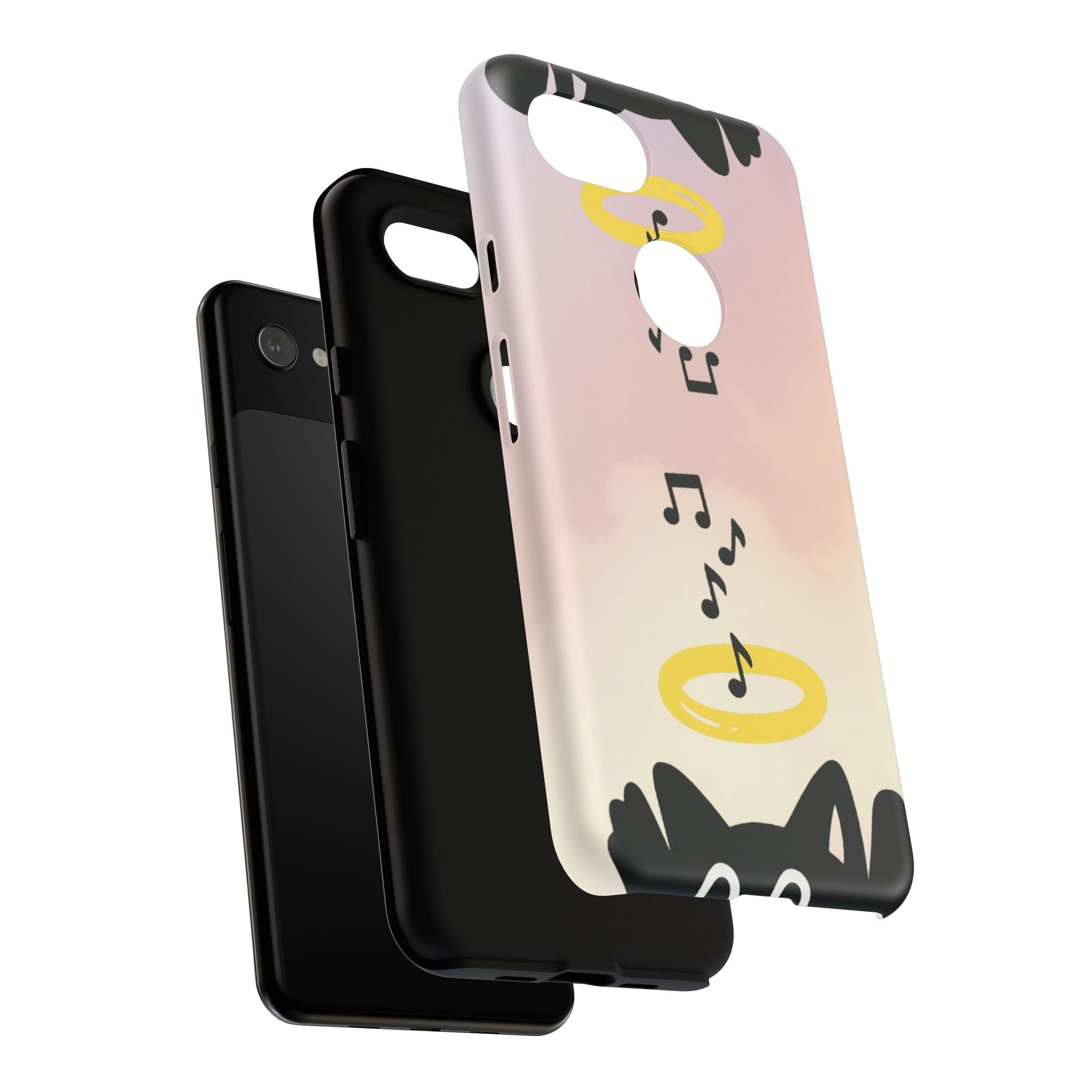 Cute Animal Phone Case, Tough Phone Cover for Pet Lovers, Gifts for Birthdays, Holidays, Music Lovers, Fun Tech Accessories