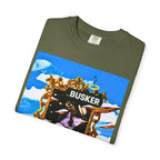 "Welcome to Golden" Exclusive Busker Unisex Garment-Dyed T-shirt, Music Lover Gift, Vintage Style Tee, Festival Wear, Casual Outfit
