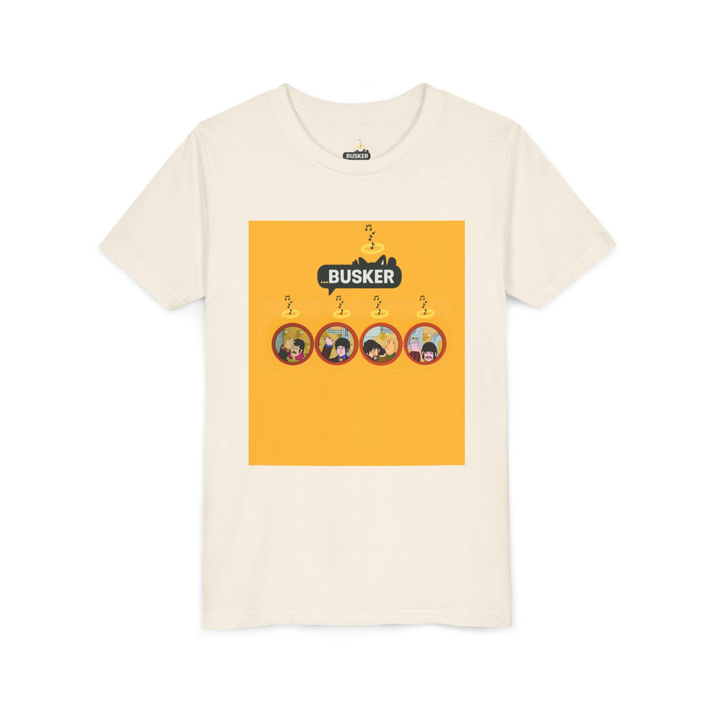 Busker Youth Short Sleeve Tee - Fun Music T-Shirt for Young Performers, Gifts for Young Musicians, Vibrant Summer Apparel, Creative [...]