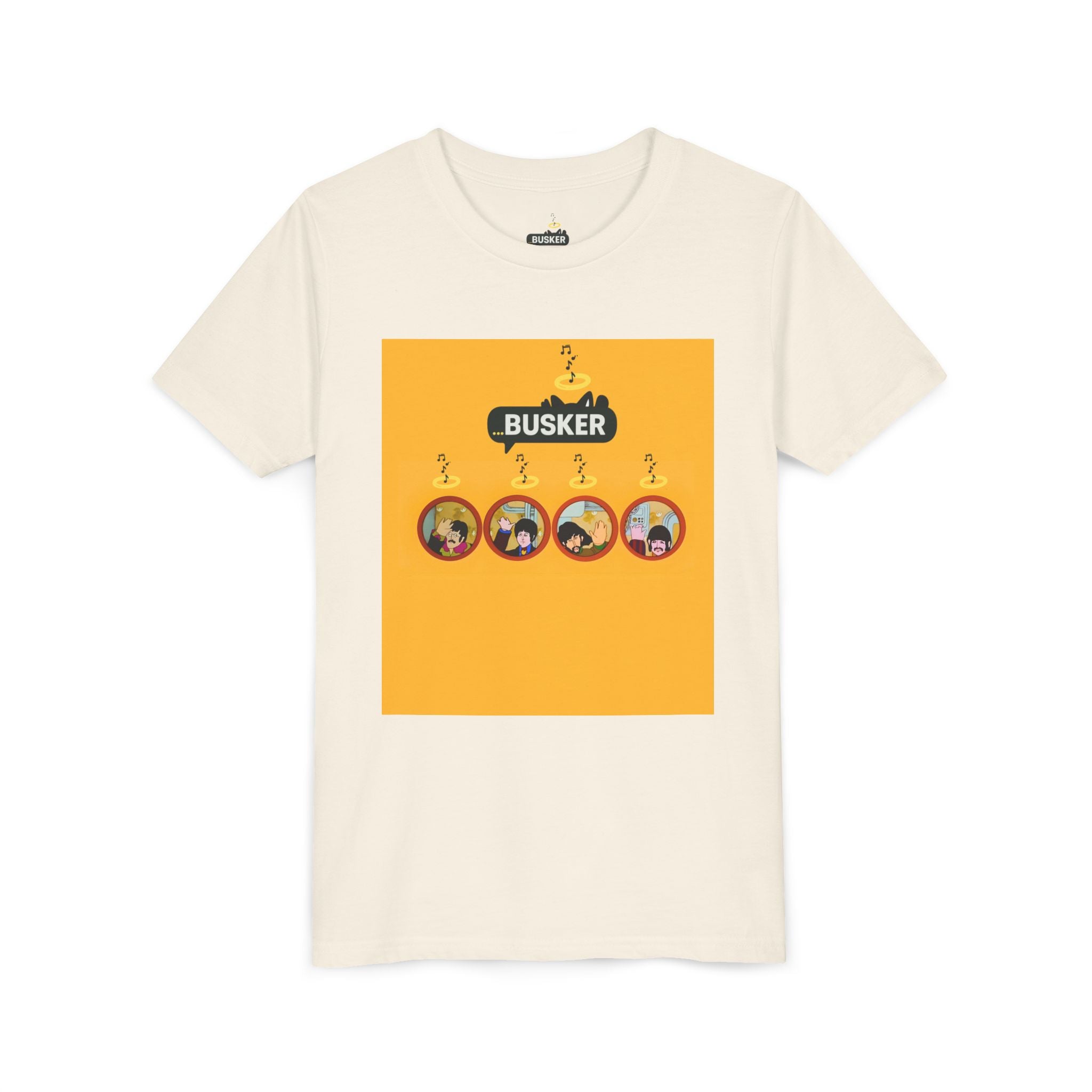 Busker Youth Short Sleeve Tee - Fun Music T-Shirt for Young Performers, Gifts for Young Musicians, Vibrant Summer Apparel, Creative [...]