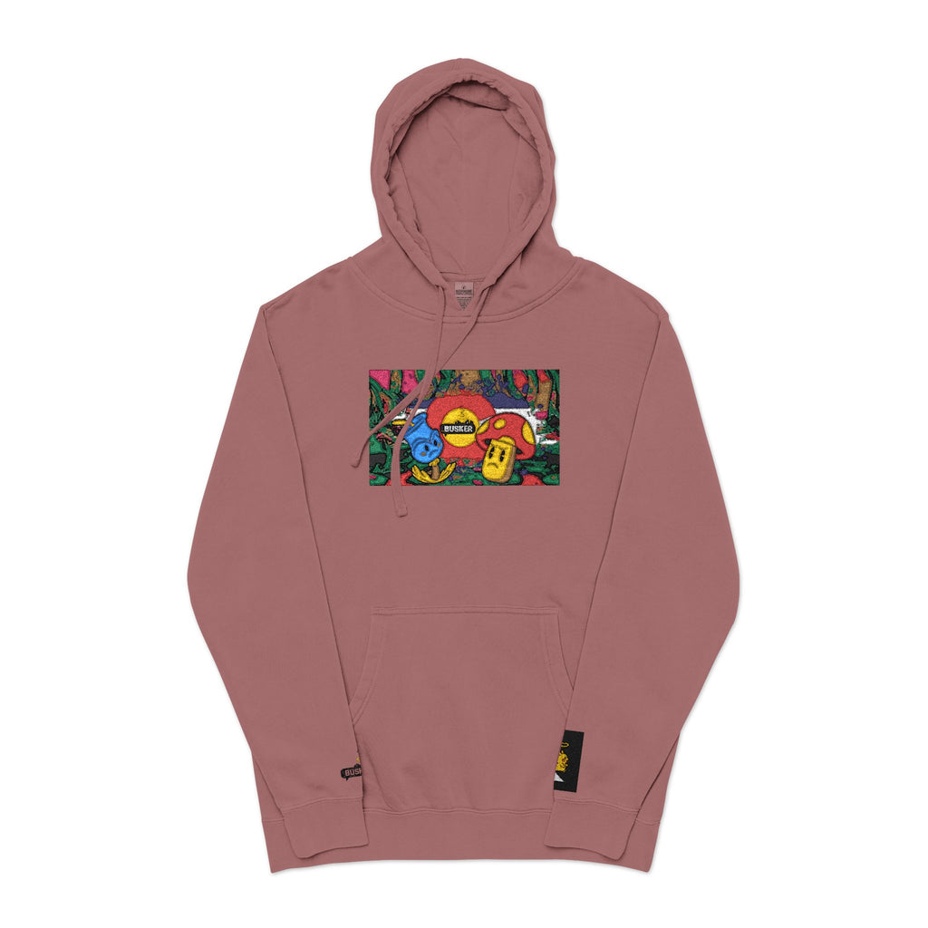 Vibrant Floral Embroidered Hoodie, Cozy Sweatshirt, Casual Wear, Unique Gift, Spring Fashion, Street Style