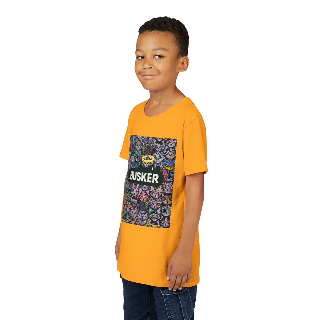 Colorful Youth Short Sleeve Tee, Fun Summer Shirt, Trendy Kids Clothing, Gift for Young Musicians, Cool Casual Wear, Birthday Present