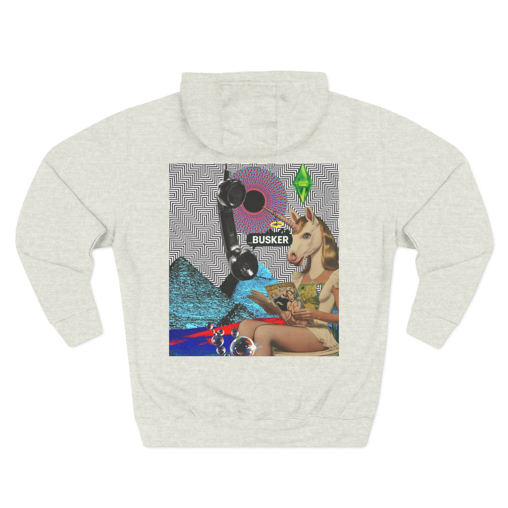 Whimsical Art Hoodie, Funny Graphic Sweatshirt, Unique Animal Designs, Cozy Gift for Kids & Teens, Perfect for Festivals & Casual Wear