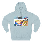Three-Panel Fleece Hoodie