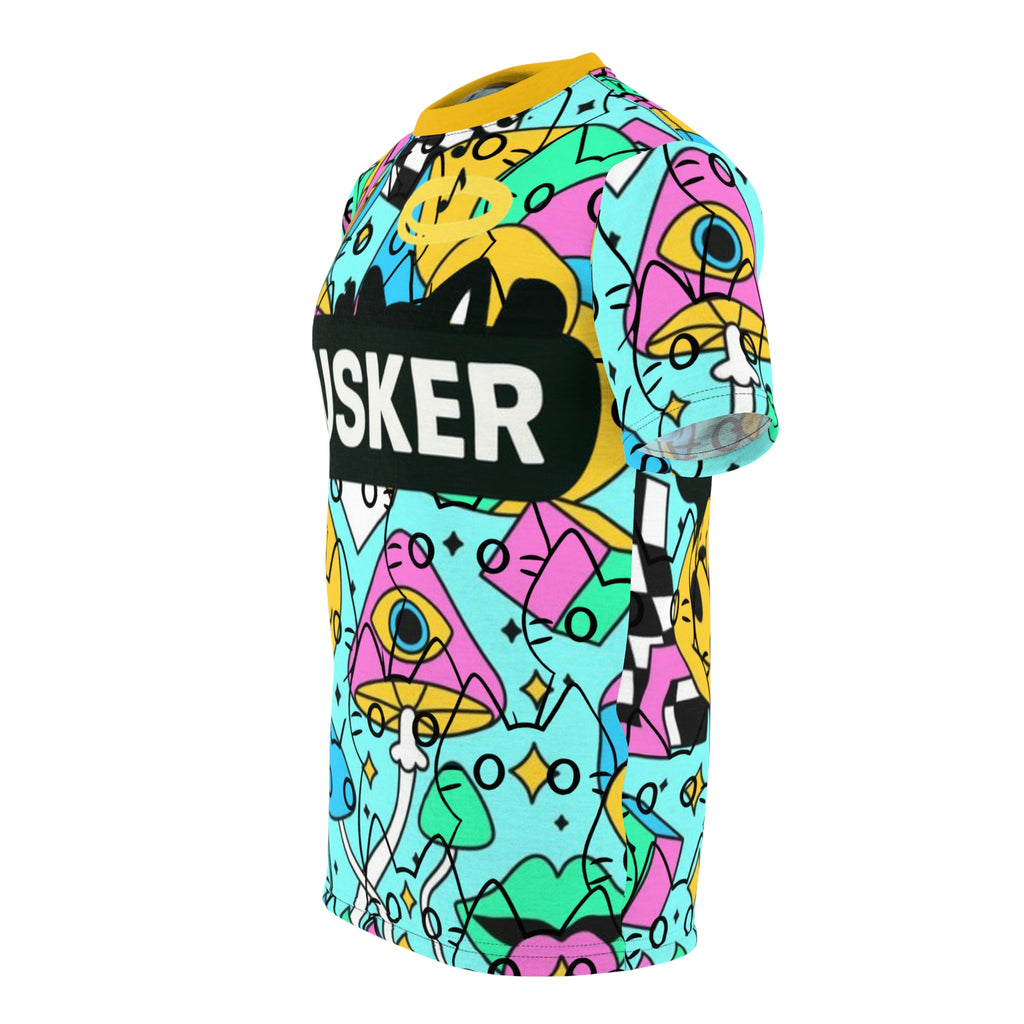 Vibrant Unisex Graphic Tee, Fun Summer Shirt for Festivals, Streetwear Style, Unique Artist Shirt, Casual Gift for Music Lovers