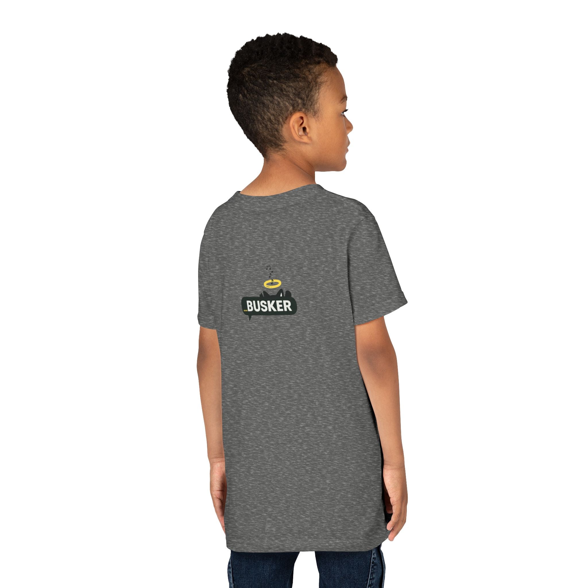 Youth Graphic Tee, Unisex T-Shirt for Kids, Cool Streetwear, Music Lover Apparel, Gift for Young Creatives, Trendy Summer Wear