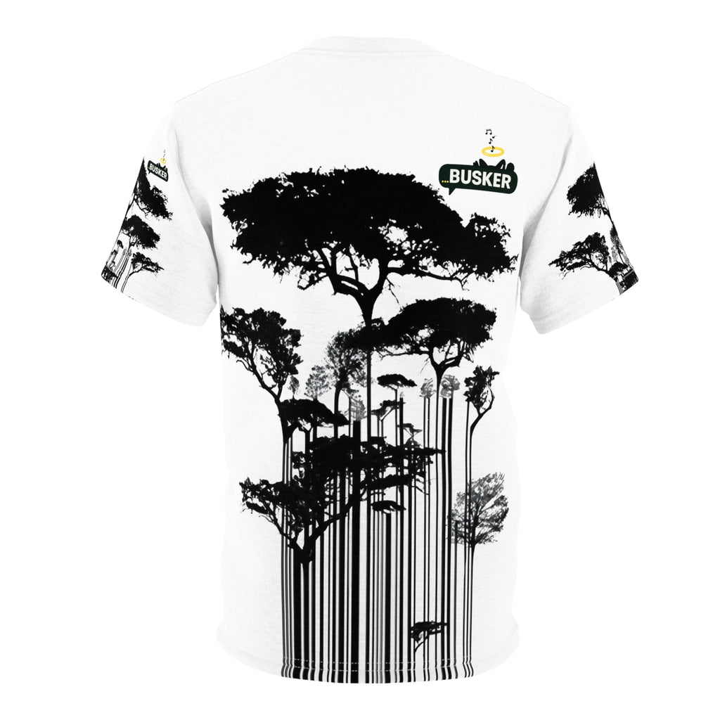 Stylish Nature-Inspired Unisex Tee, AOP T-Shirt for Outdoorsy People, Tree Lover Gift, Casual Streetwear, Eco-Friendly Fashion