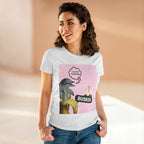 Funny Music-Inspired Women's Tee: Enjoy Your Day, Casual Wear, Gift for Musicians, Concert Outfit, Unique Graphic Shirt