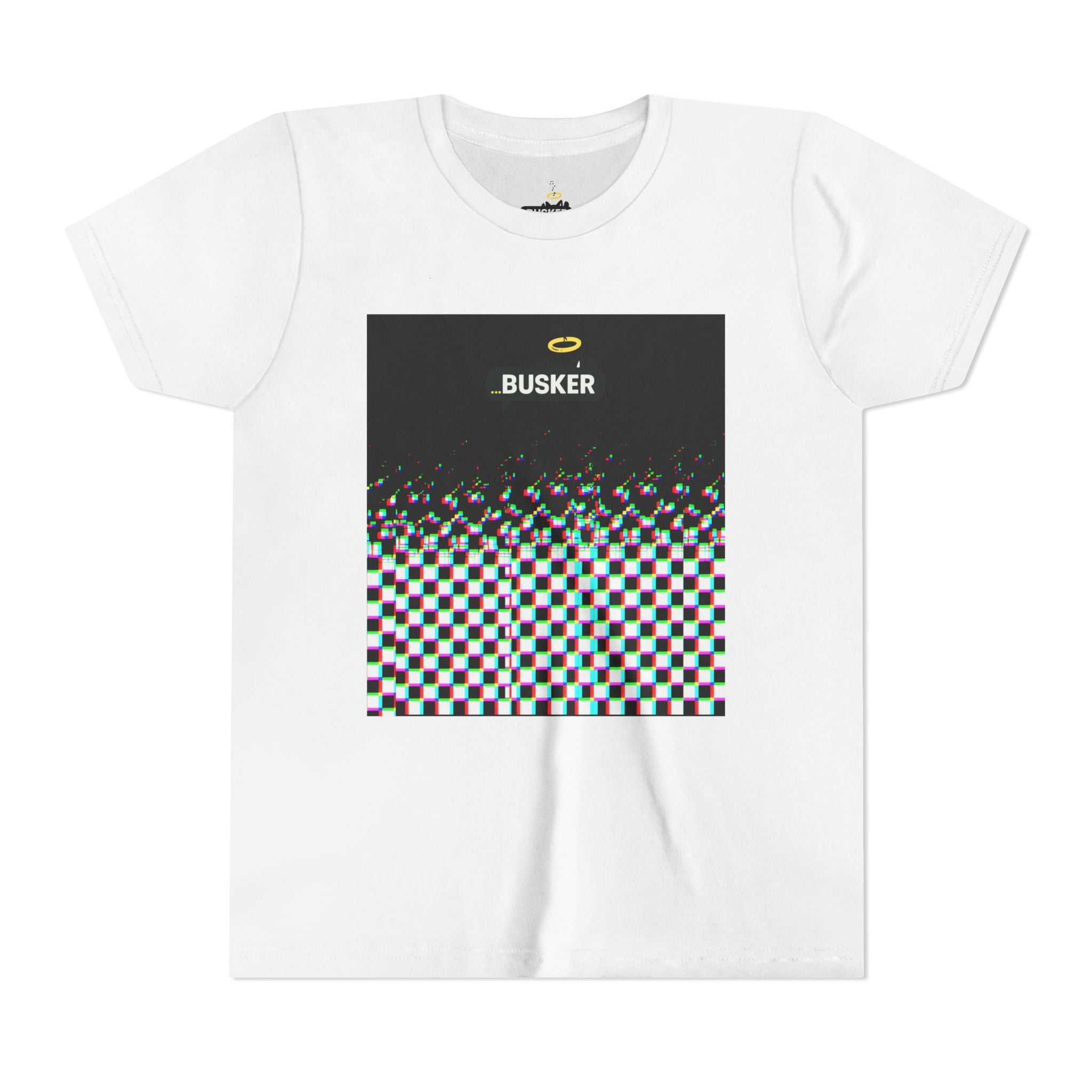 Cool Busker Youth Tee, Street Style Youth T-Shirt, Graphic Tee for Kids, Hipster Summer Shirt, Unique Gift for Young Musicians