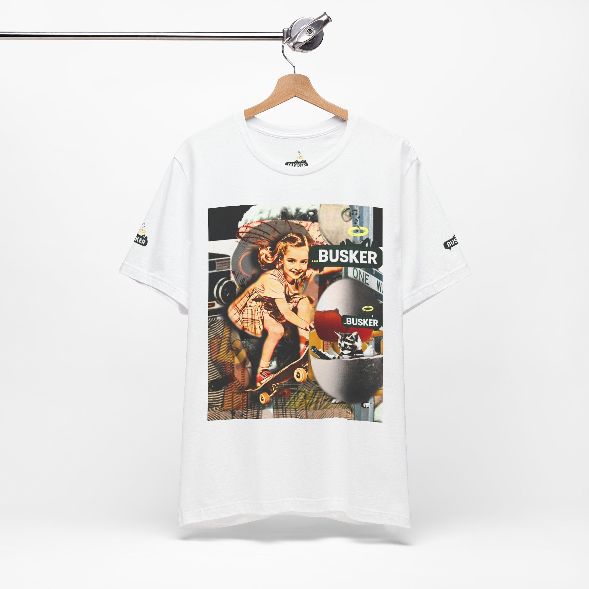 Vintage Skateboarding Graphic Tee - Streetwear for Creative Souls