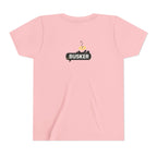 Busker Youth Short Sleeve Tee, Fun Summer Tee, Music Lover Gift, Kids Graphic T-Shirt, Festival Outfit, Creative Gift Idea