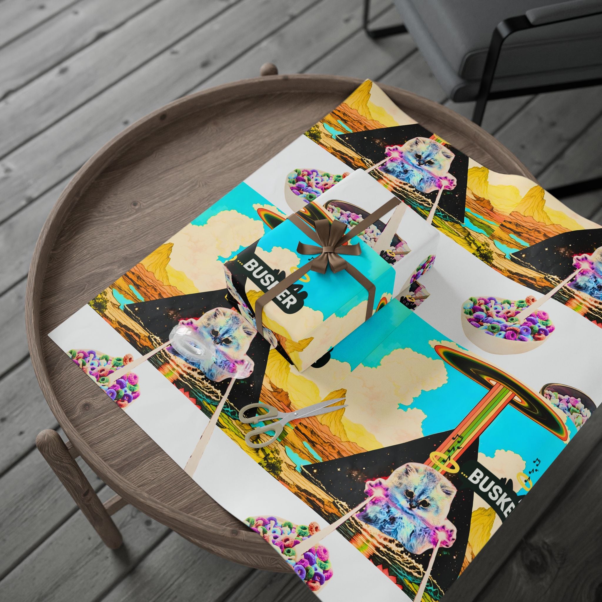 Colorful Artistic Wrapping Paper, Gift Wrap for All Occasions, Unique Paper for Birthdays, Holidays, and Celebrations, Eco-Friendly [...]